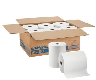 #ad Georgia Pacific enMotion 89460 Paper Towel Rolls 10quot; x 800#x27; White 1 Ply 6 Pack.. $76.99