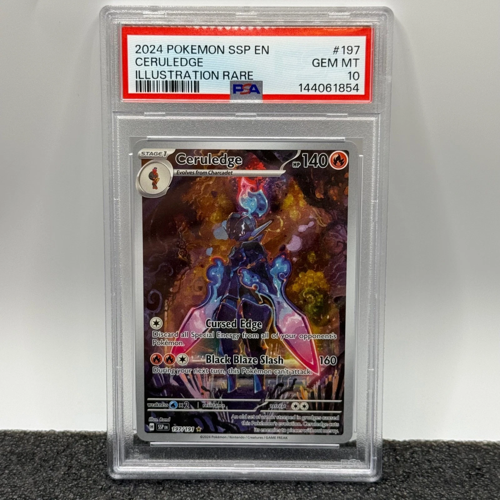 Ceruledge - Surging Sparks #197 Price & Value ($21.89) | PokeScope