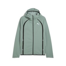PUMA Run Ultraweave Raincell Full Zip Jacket Mens Green Casual Athletic Outerwea