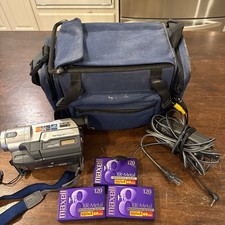 Sony Handycam Vision Hi8 CCD-TRV608 NTSC Camcorder Working  3 Tapes VINTAGE  .