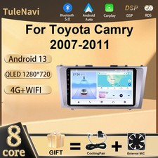 For Toyota Camry 2007-2011 Stereo Android Carplay Car Radio Head Unit GPS Screen