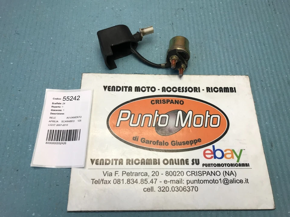 Relé de arranque Aprilia Scarabeo 125 Light 2007-2010 - Imagen 2 de 3