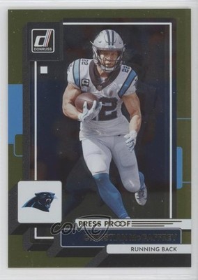 2022 Panini Donruss Press Proof Gold 29/50 Christian McCaffrey #237 7fj