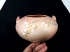 Vintage Roseville Pottery IXIA Pink Bowl Vase #326-4