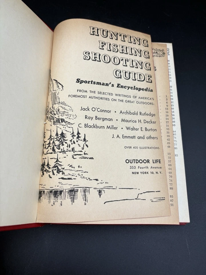 Sportsman's Encyclopedia 1947 2nd Print Outdoor Life Hunt Fish Camp - Image 4 of 4