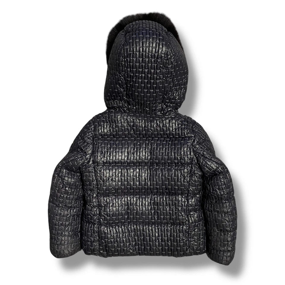 Moncler VTG 2000s Girls Black Jacket Size 4 Years - Image 4 of 4