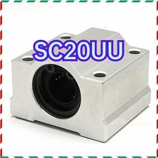 10PCS SC20UU SCS20UU 20mm Linear Ball Bearing Pellow Bolck Linear unit[SN-T] ###