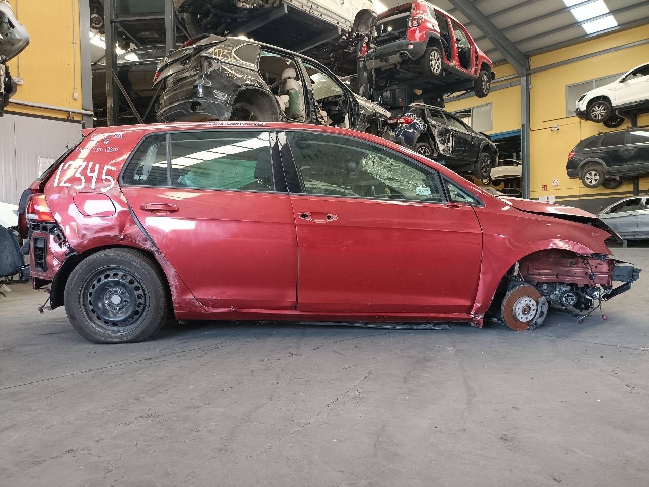 1K0407271LB FRONT LEFT TRANSMISSION / P1-A6-34 / 2537637 FOR VOLKSWAGEN GOLF VII LI