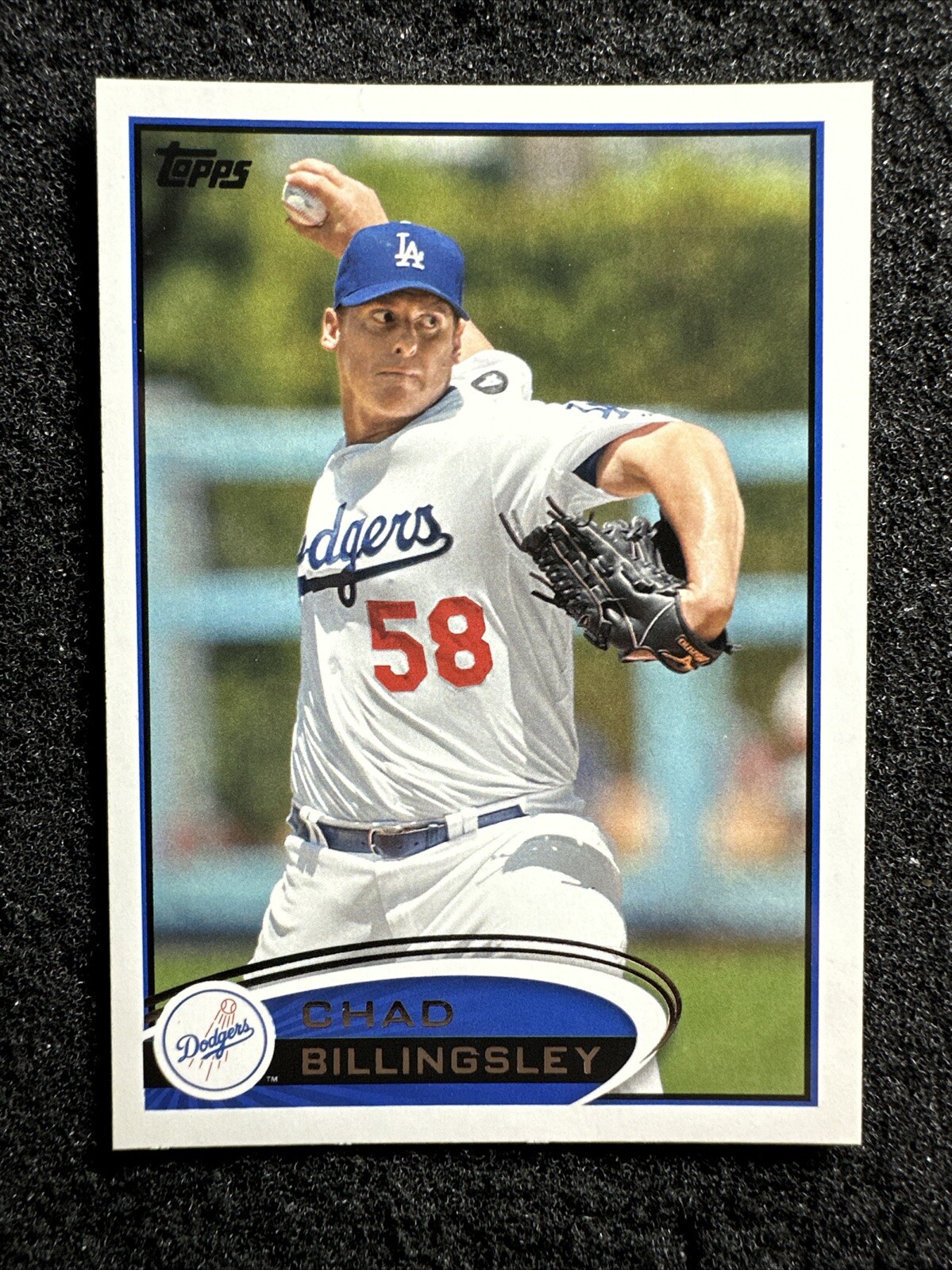 CHAD BILLINGSLEY #152 2012 Topps Baseball Los Angeles Dodgers
