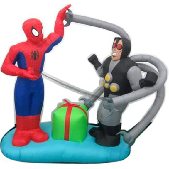 7 ft Spider-Man /& Dr Octopus Inflatable Christmas Yard Decor
