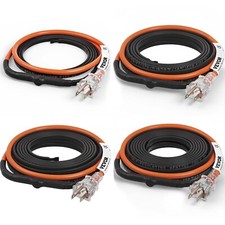 Pipe Heat Cable 5w/ft Self-Regulating w/ Built-in Thermostat 6ft to 120ft