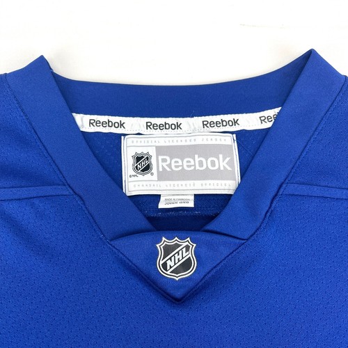 Maglia Vancouver Canucks NHL Reebok taglia Youth L/XL blu verde hockey - Foto 4 di 16