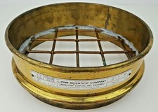 Vtg LaPine Scientific Company Laboratory Supplies Equipment Brass Sieve No 1 1/2