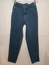 Vtg Gitano Relaxed Fit Mom Jeans Women Sz 12 Blue 24X30 Cotton Deadstock