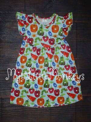 Boutique Eric Carle Very Hungry Caterpillar Girls Sleeveless Dress