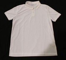 Old Navy Boy's Plus Moisture-Wicking School Uniform Polo LV5 White Size 2XL 18 