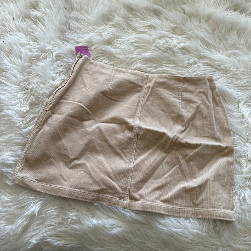 Falda vintage años 90 Tommy Hilfiger beige pana talla 16 Foto 3 de 3