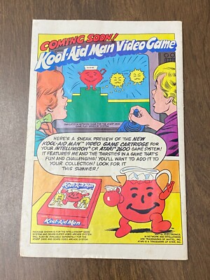 The Adventures of Kool Aid Man #1 1983 Marvel Comics with Mail