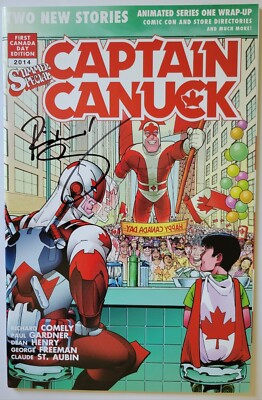 Captain Canuck 2014 Summer Special #1 Signed by Creator Richard Comely +COA NM 