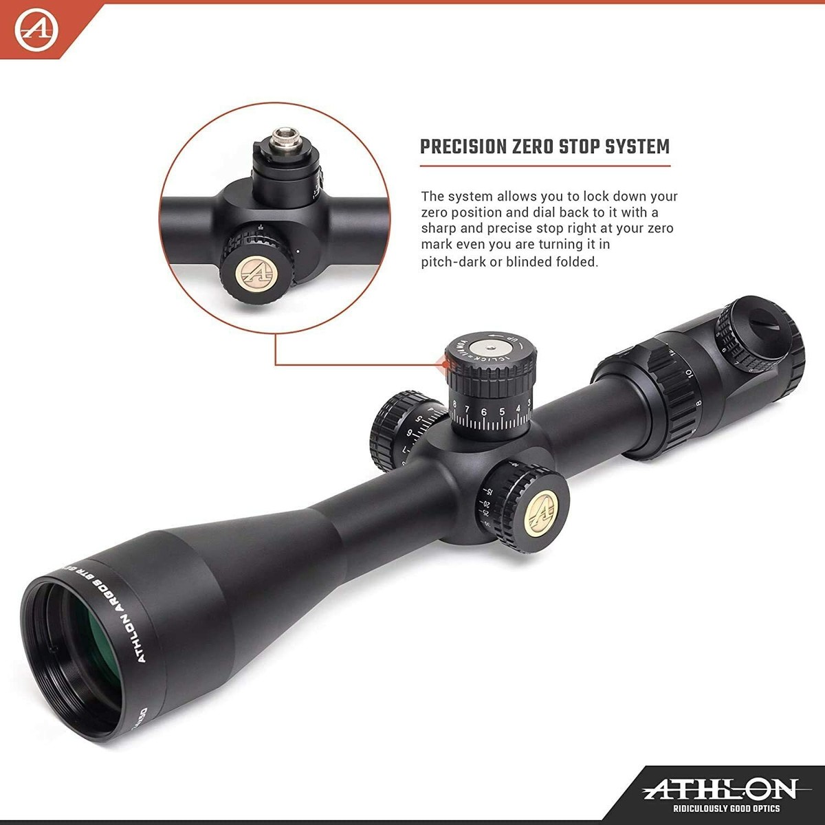 Athlon Optics Argos BTR GEN2 6-24X50 30mm FFP Riflescope and