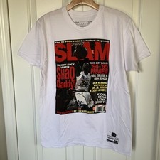 Slam Magazine Basketball Shaquille O  Neal Shaq 1995 NBA Shirt Sz M