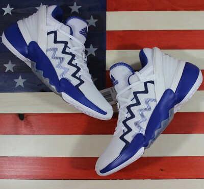 Adidas D.O.N. Donovan Mitchell Issue 2 White/Blue Mens Basketball