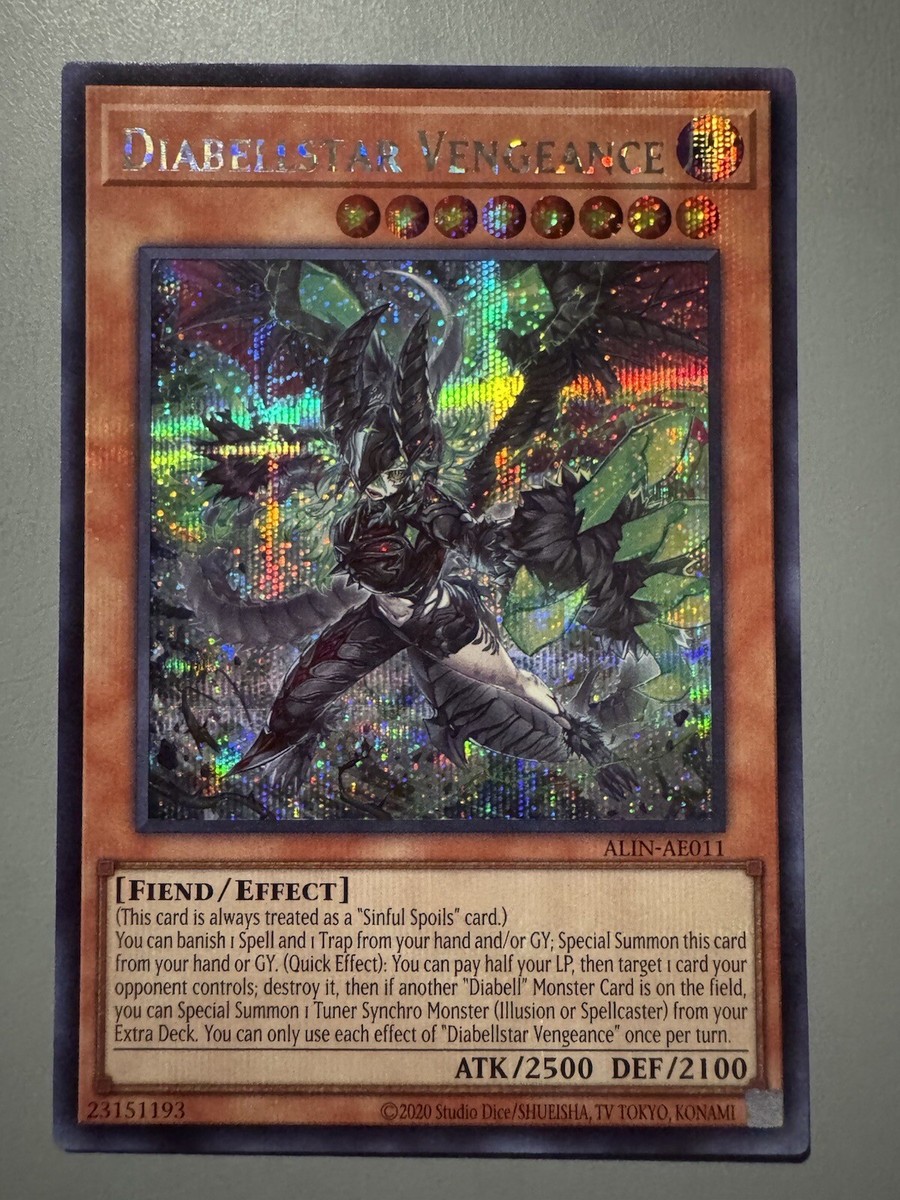 YUGIOH DIABELLSTAR VENGEANCE ASIA ENGLISH EDITION ALIN-AE011