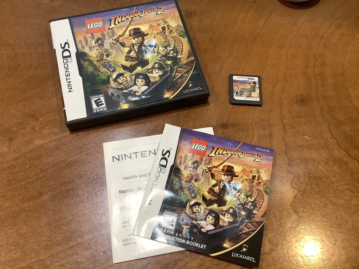 Lego Indiana Jones 2 Nintendo DS 2009 TESTED AND WORKS