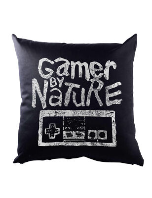 Gamer By Nature Dekokissen Fun Nerd Geek Gaming Games Computer Scientist