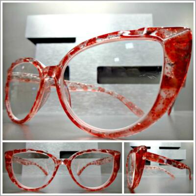 Damen Edel Elegant Retro Cat Eye Lesen Brillen Lesebrillen Leopard Rahmen