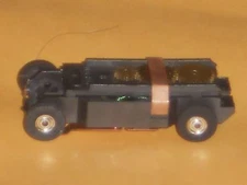 VINTAGE AURORA TJET  RECONDITION SOLID RIVET CHASSIS HO SLOT CAR  