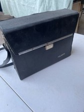 Vintage 1974 Polaroid land camera 420 hard case with flash bulbs