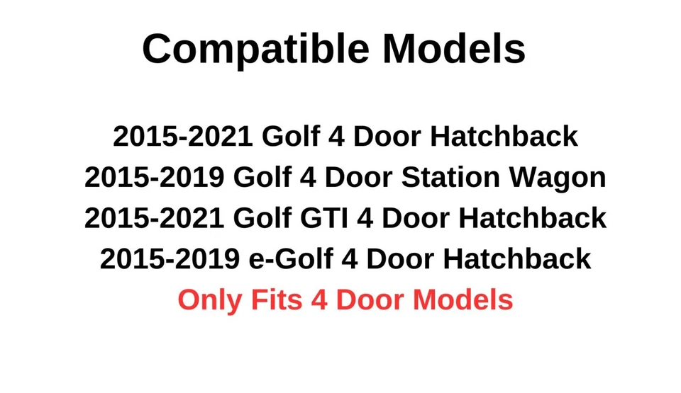 Fits 2015-2021 Volkswagen Golf 4 DR Driver Left Side Front Door Window Glass - Imagem 2 de 4
