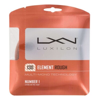 Luxilon Element Rough 130 Tennisschläger Saite - 16 1,30 mm - 12,2 m Set