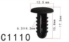 <!--F#f_0-->20Pcs Nylon Retainer Clip Rear Window Moulding Renault (12mmx15.8mmx6.3mm)<!--F/-->