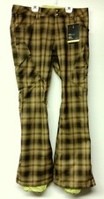 BURTON Women's GLORIA Snow Pants - Sycamore Burnout - Large - NWT 