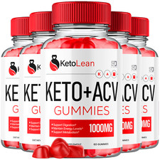 Keto Lean ACV Gummies - KetoLean ACV Maximum Strength for Body Shaping 5 Pack 