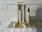 Vintage Marx Original Cape Canaveral & Project Mercury Launch pad with 2 rockets