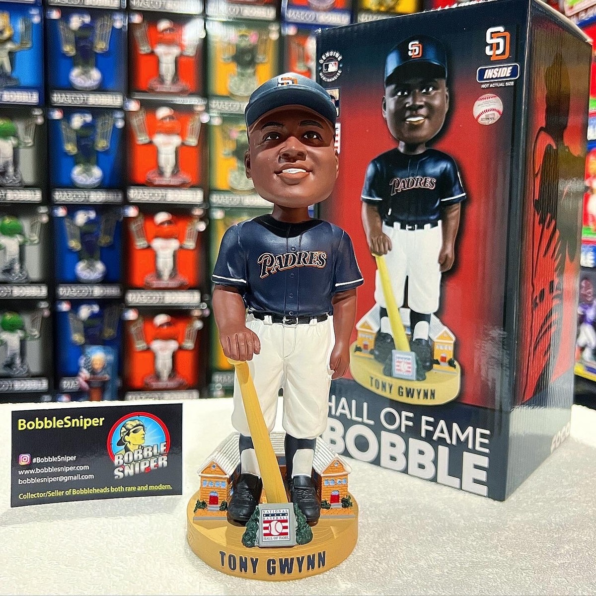 TONY GWYNN San Diego Padres “Cooperstown” Hall of Fame MLB