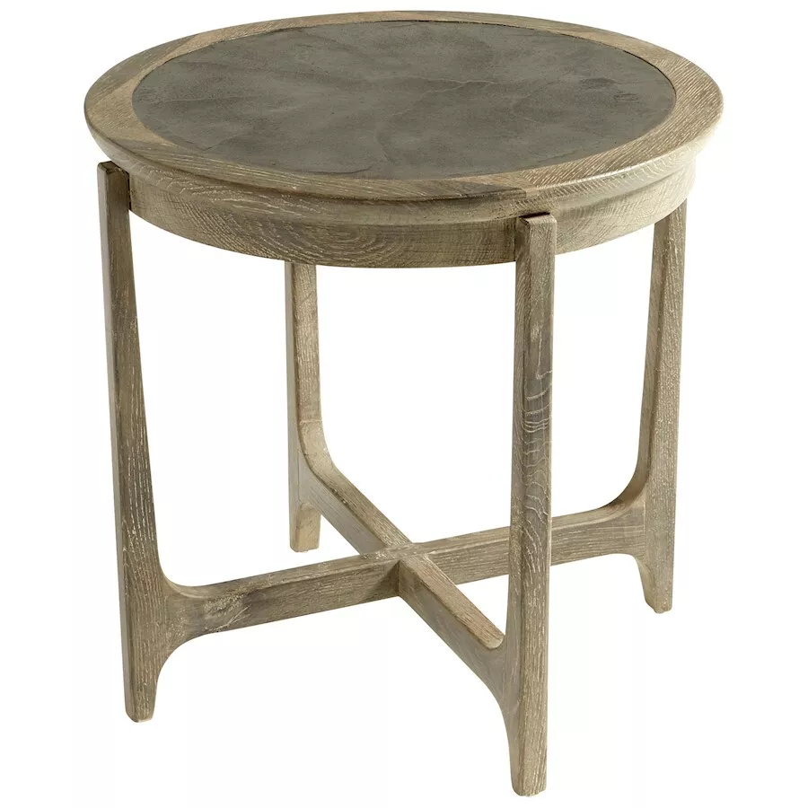 Weathered oak side table deals