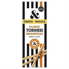 Crosta and Mollica | Grissini Torinesi Classic Breadsticks 120g | 1 x 120g