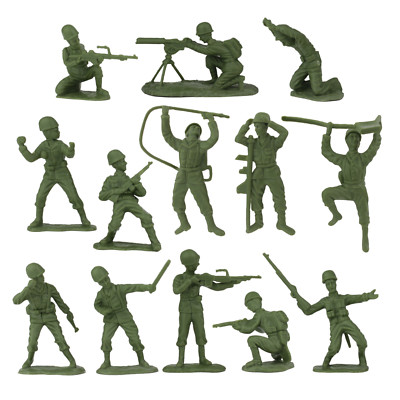 BMC WW2 D-DAY Plastic Army Men UTAH BEACH 40pc Soldier Figure 1:32