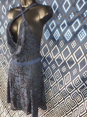 Lulus Small Dress Blue Sleeveless Chest 32" Length 36" Waist 26" Hips 40" |  eBay