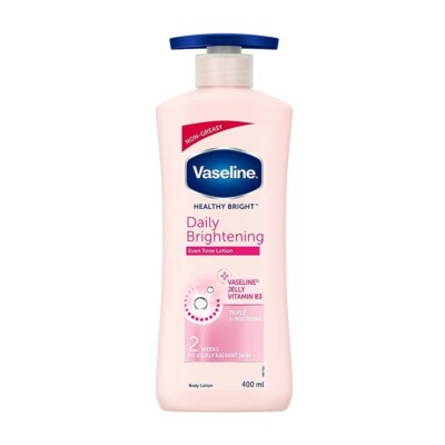 Vaseline Healthy Bright Daily Brightening Body Lotion - 400 ml Free Shipping