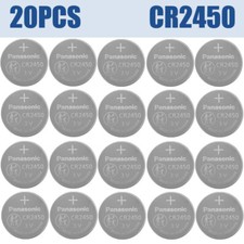 20PCS Batteries 3V Li-Battery Button Coin Cell 620mAh For Panasonic New CR2450