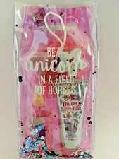 Pink Viva, Girl's Women's Scratch and Sniff Raspberry 6 Pc Bath Set Be A Unicorn