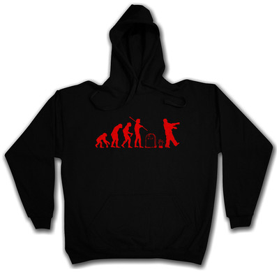 ZOMBIE EVOLUTION HOODIE The Living Evil Walking Dixon Dead Sweat Kapuzenpullover