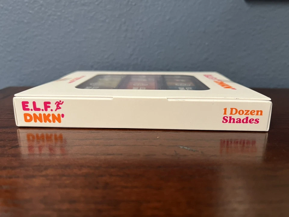 ELF x DNKN The Dunkin Dozen Eyeshadow Palette Set 12 Shades SEALED LIMITED ED  - Image 4 of 4