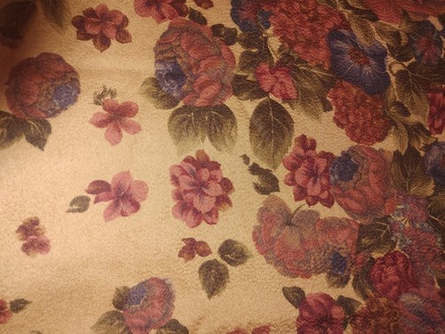 Loro Piana 100% 2X Luxury Cashmere Scarf Shawl Brown Floral 58in Sq Fringe EXC - Picture 6 of 8