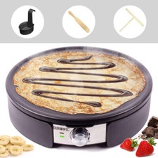Duronic PM152 Crepesmaker 37cm XXL Crêpes Maker Elektrogrill Tortilla